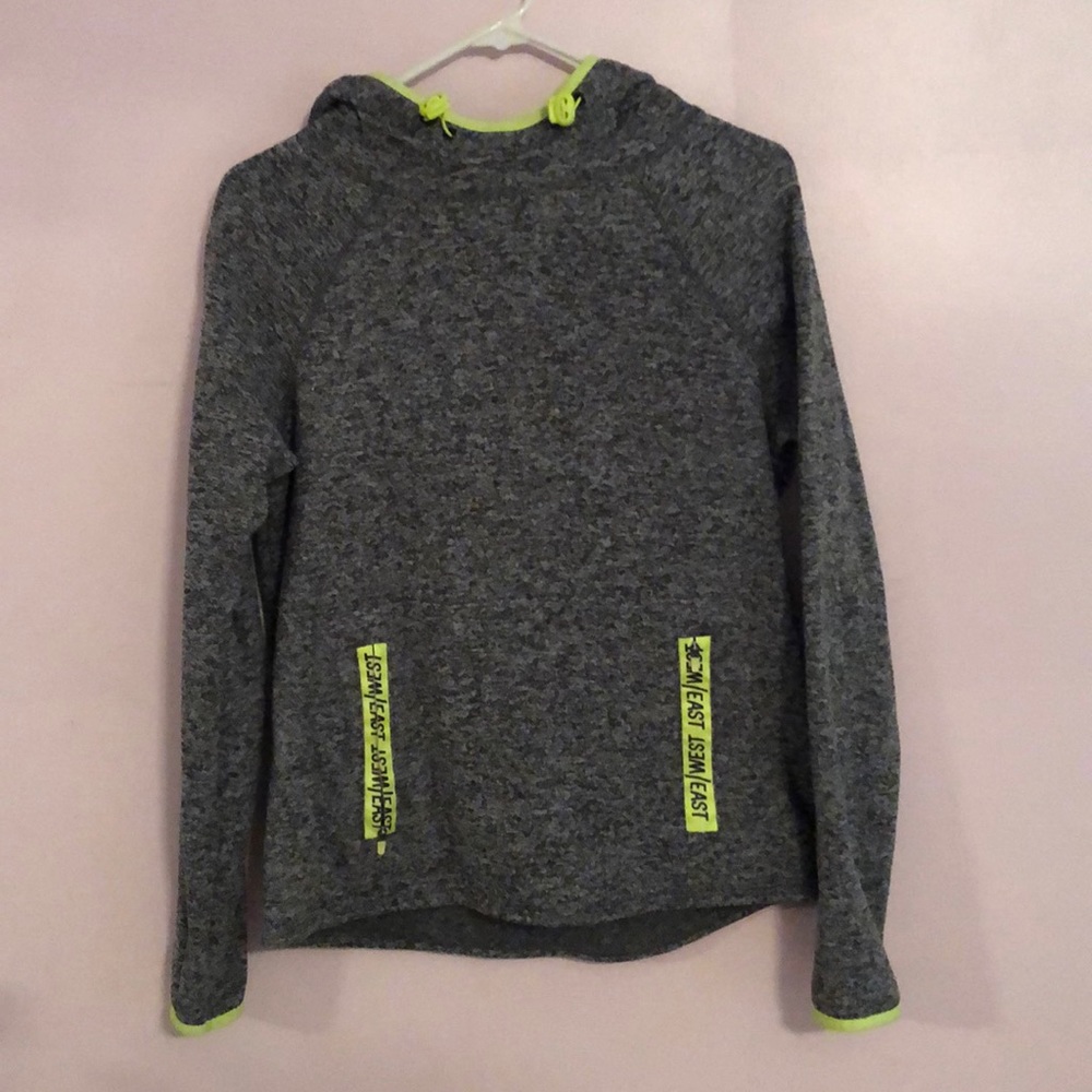 Soft sporty gray sweatshirt